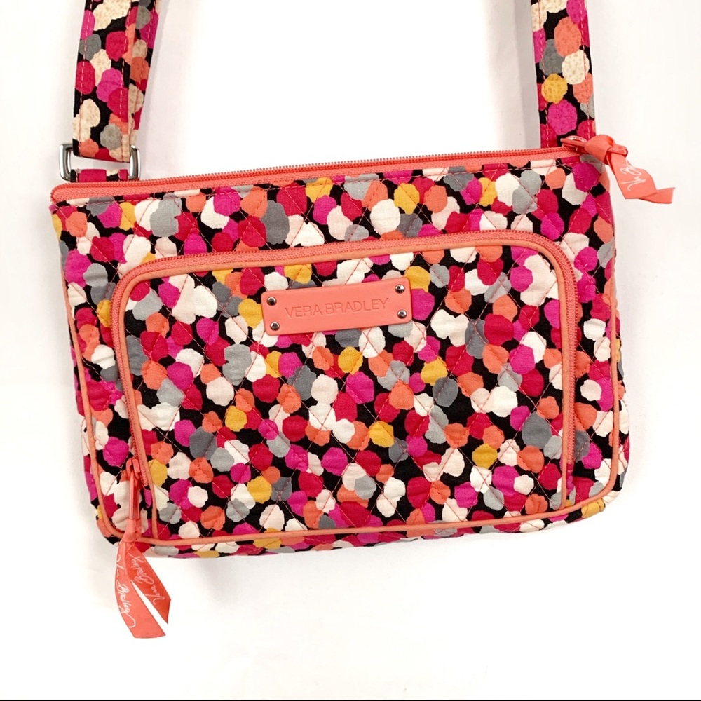 Vera Bradley Pixie Confetti Crossbody Bag Purse - Picture 4 of 8